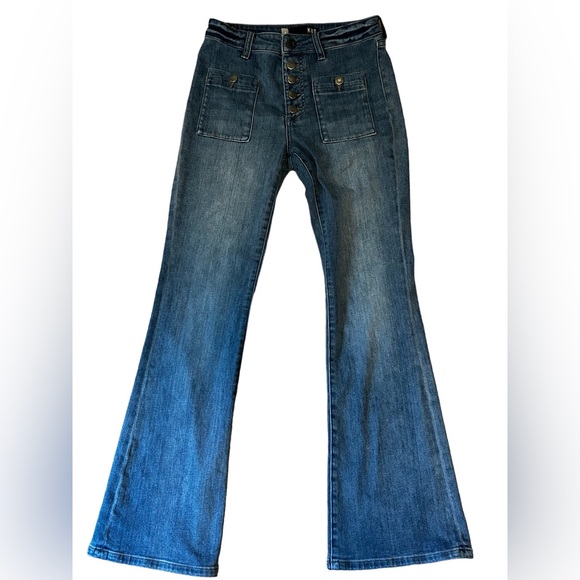 KUT FROM THE KLOTH  size 4 Stella High Rise, flare, button fly jeans - Picture 1 of 11